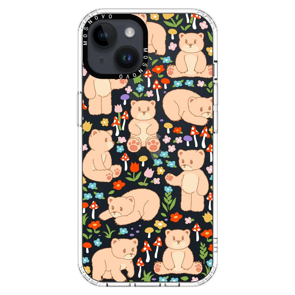 Cute Bear Phone Case - iPhone 14 Plus Case - MOSNOVO