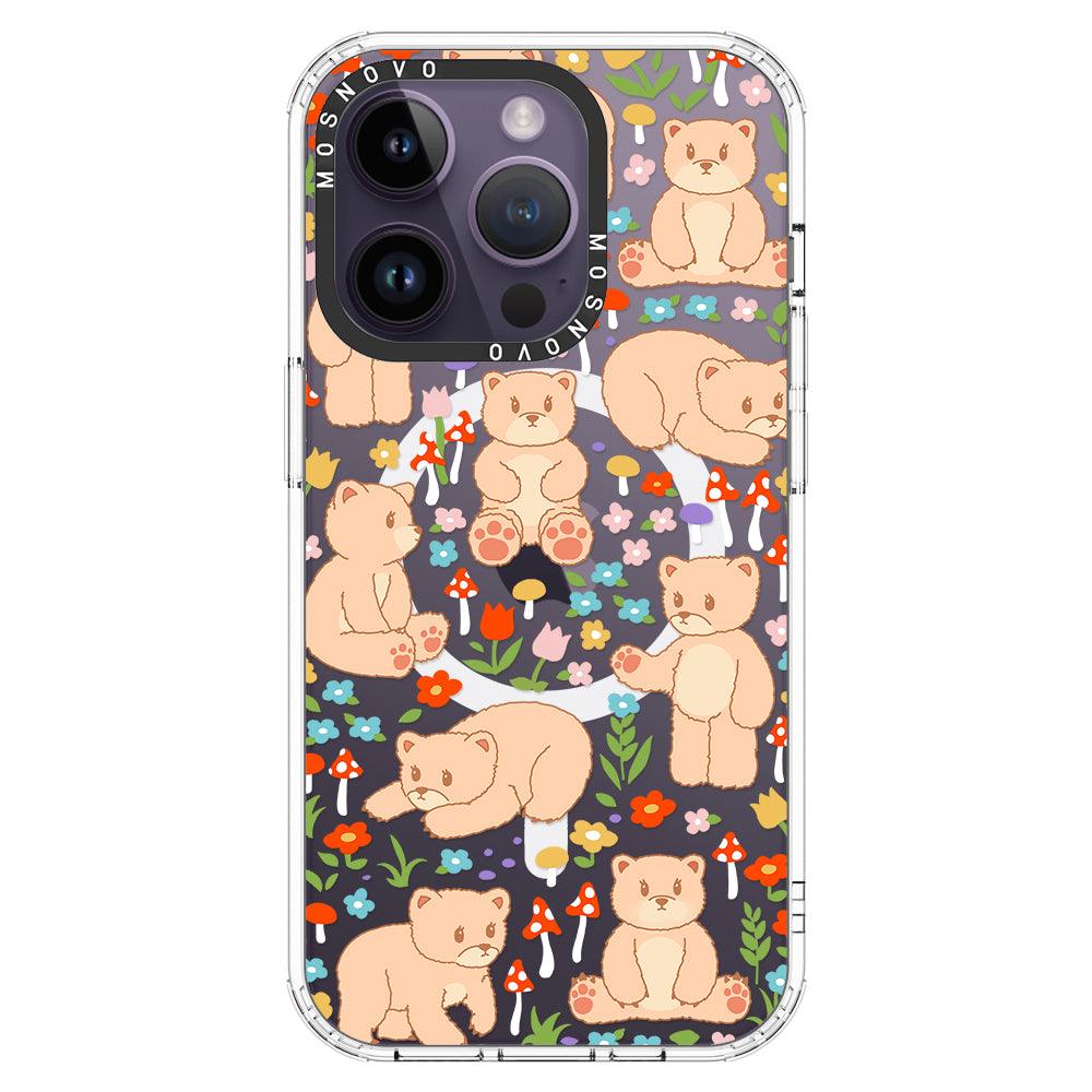 Cute Bear Phone Case - iPhone 14 Pro Case - MOSNOVO