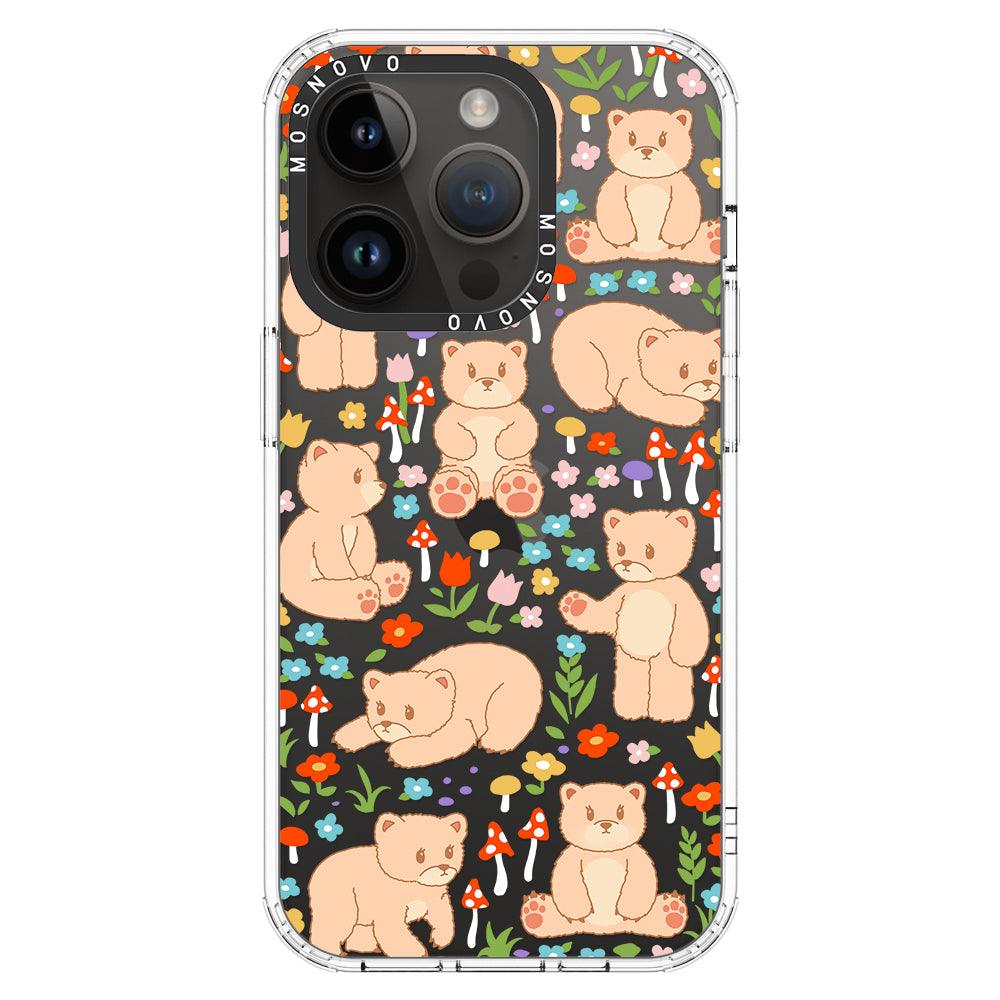 Cute Bear Phone Case - iPhone 14 Pro Case - MOSNOVO