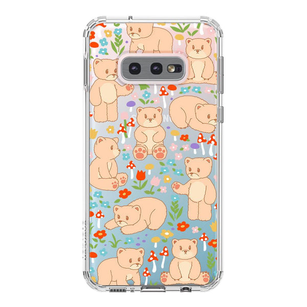 Cute Flower Cool Bear Shockproof Case For Samsung S23 Ultra S22