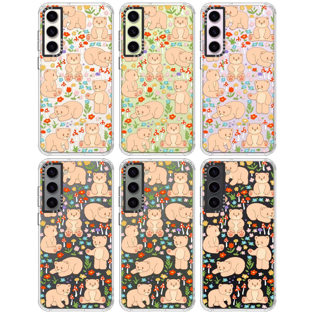 Cute Bear Phone Case - Samsung Galaxy S23 Case - MOSNOVO