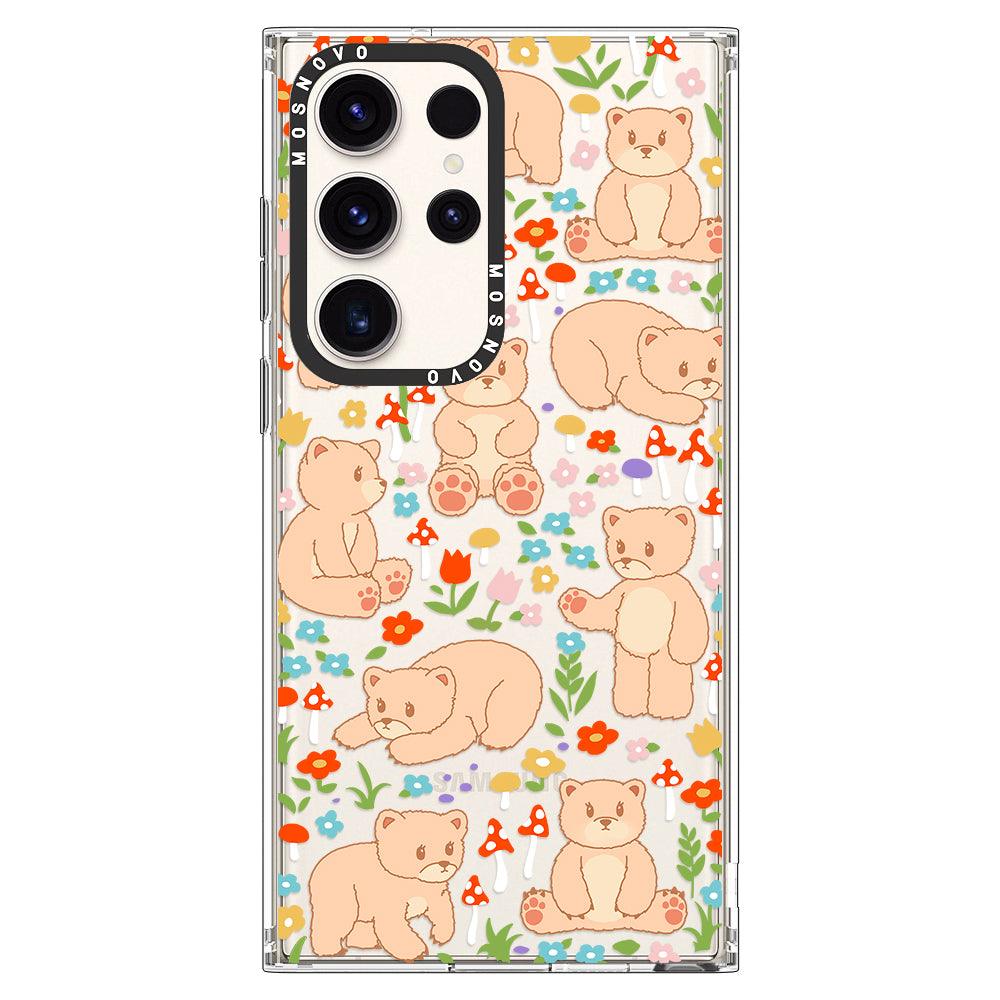 Cute Bear Phone Case - Samsung Galaxy S23 Ultra Case - MOSNOVO