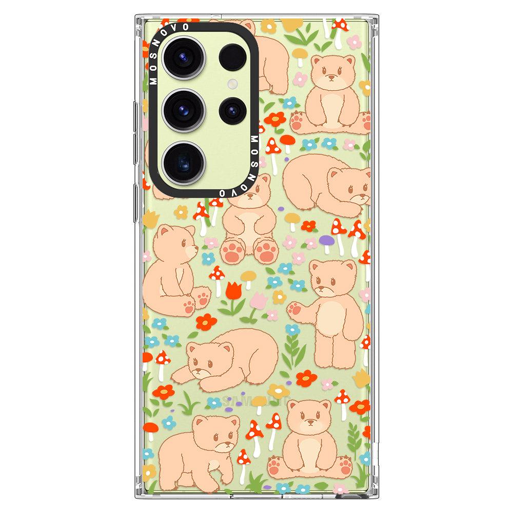 Cute Bear Phone Case - Samsung Galaxy S23 Ultra Case - MOSNOVO