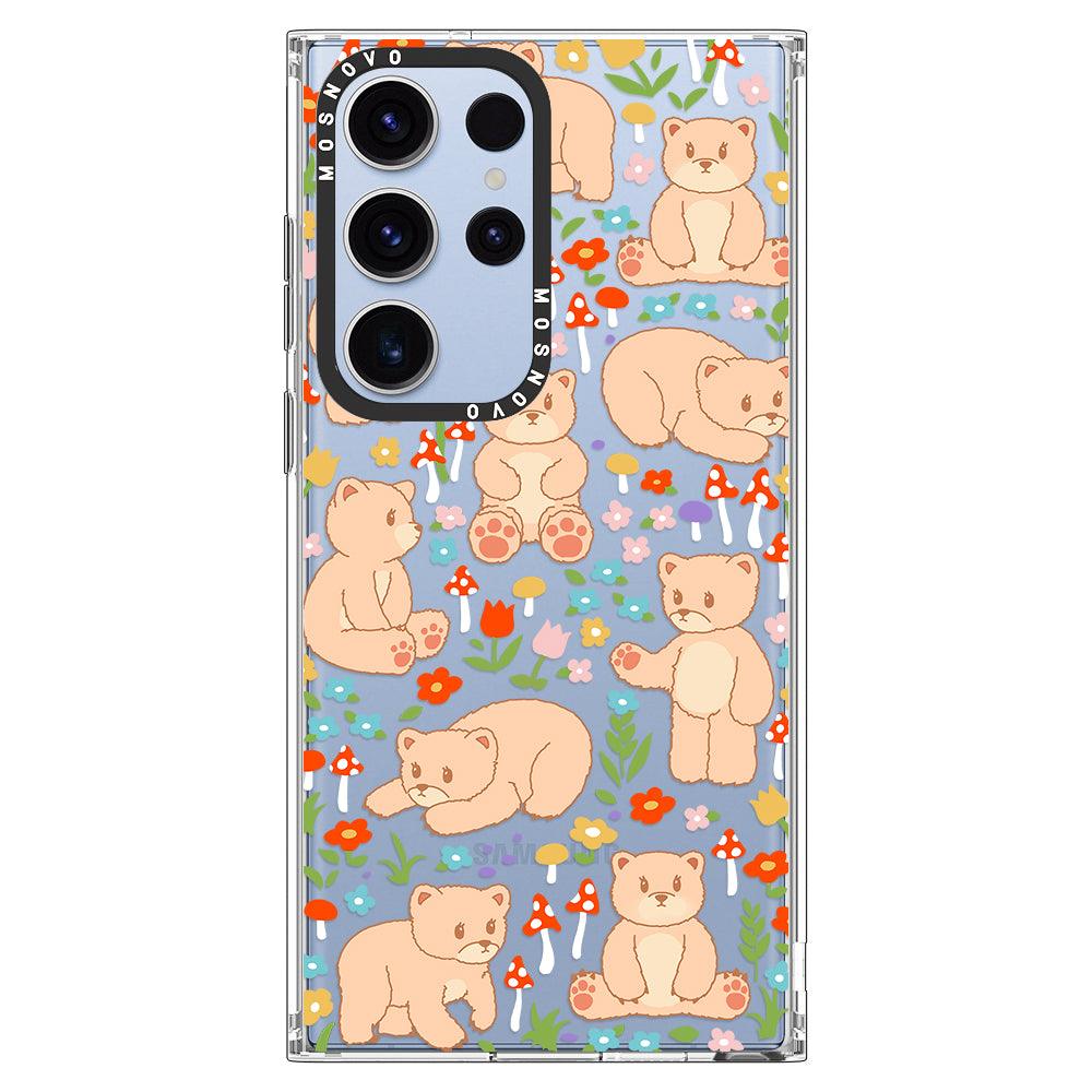 Cute Bear Phone Case - Samsung Galaxy S23 Ultra Case - MOSNOVO