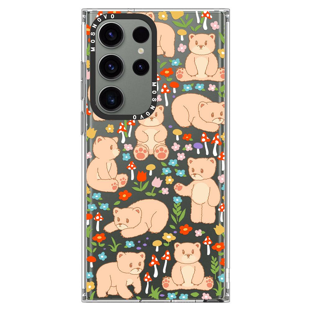 Cute Bear Phone Case - Samsung Galaxy S23 Ultra Case - MOSNOVO