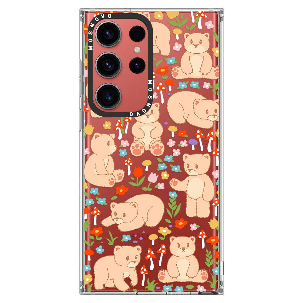 Cute Bear Phone Case - Samsung Galaxy S23 Ultra Case - MOSNOVO