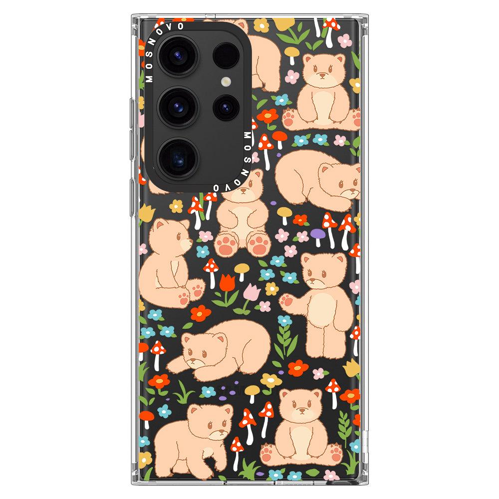 Cute Bear Phone Case - Samsung Galaxy S23 Ultra Case - MOSNOVO