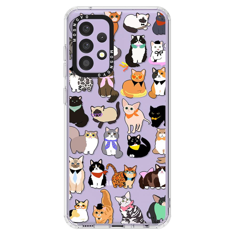 Cute Cats Phone Case - Samsung Galaxy A52 & A52s Case - MOSNOVO