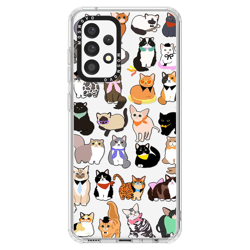 Cute Cats Phone Case - Samsung Galaxy A52 & A52s Case - MOSNOVO