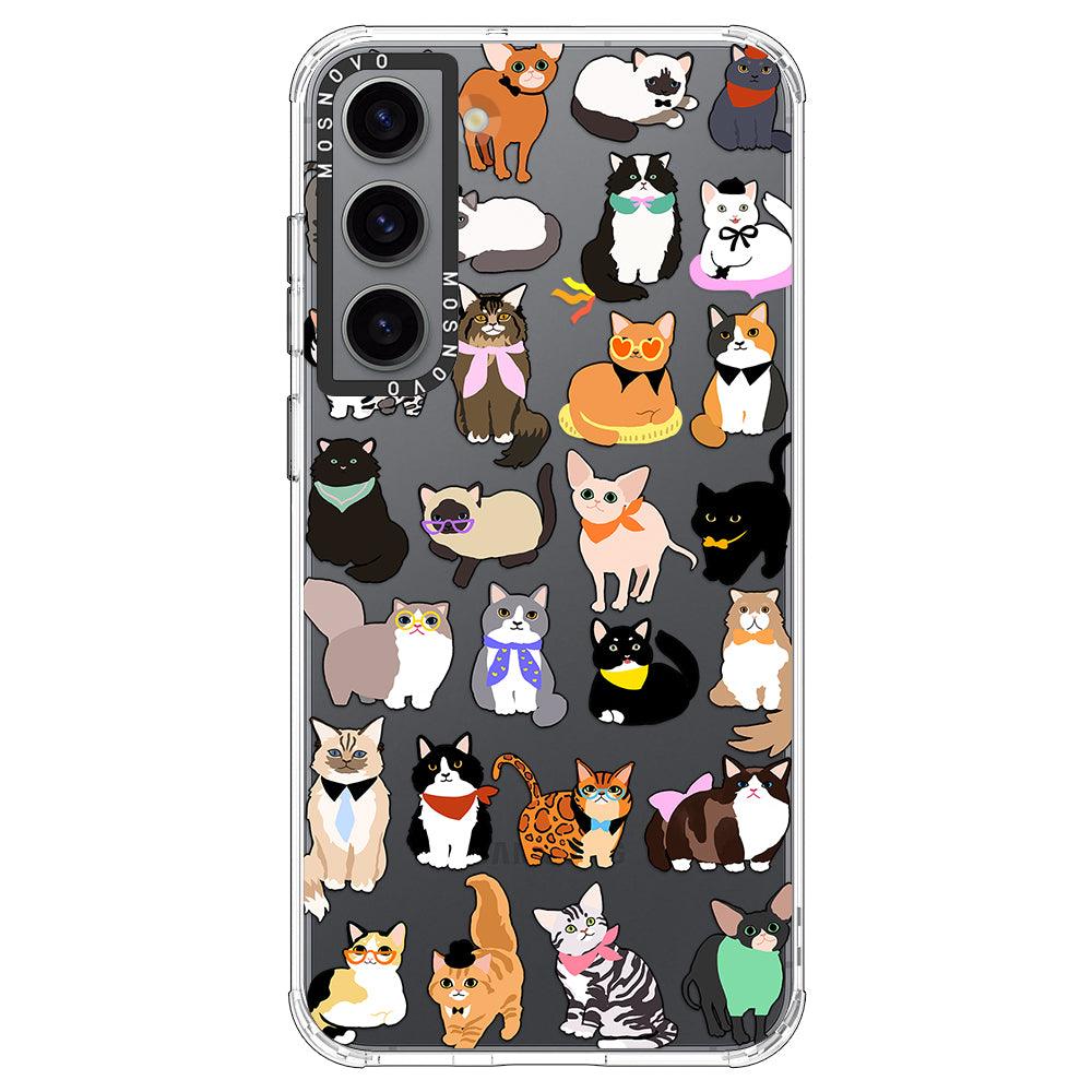 Cute Cats Phone Case - Samsung Galaxy S23 Case - MOSNOVO