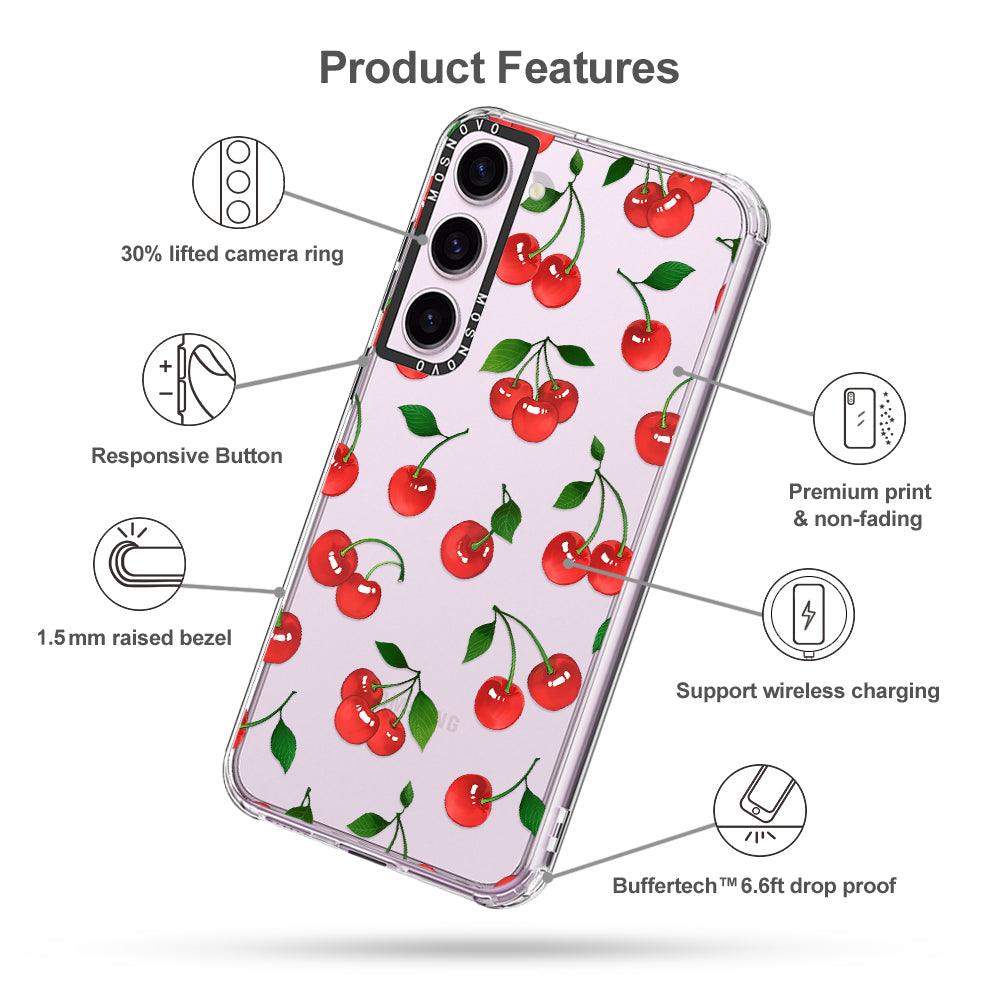 Cute Cherry Phone Case - Samsung Galaxy S23 Case - MOSNOVO