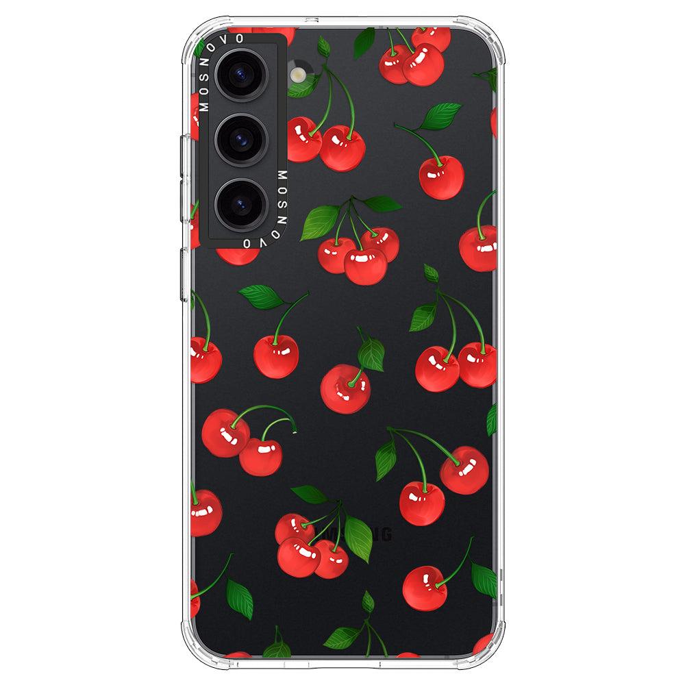 Cute Cherry Phone Case - Samsung Galaxy S23 Case - MOSNOVO