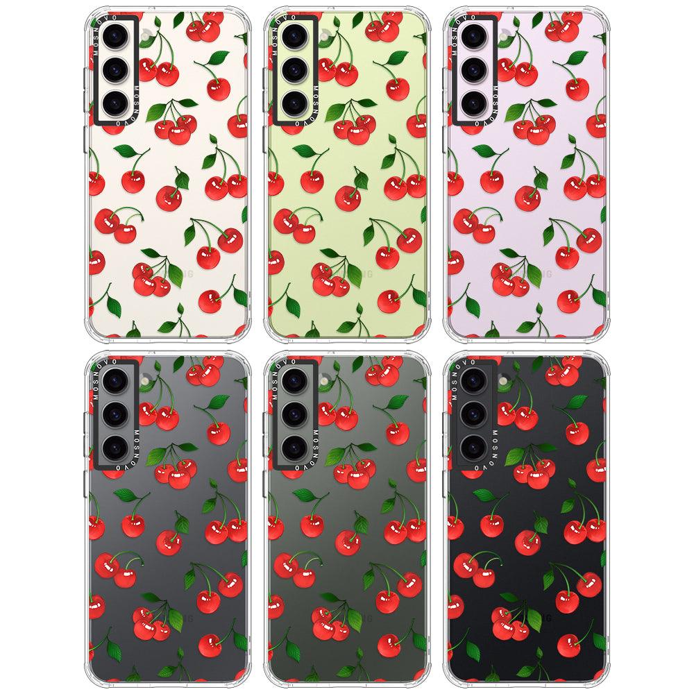 Cute Cherry Phone Case - Samsung Galaxy S23 Case - MOSNOVO