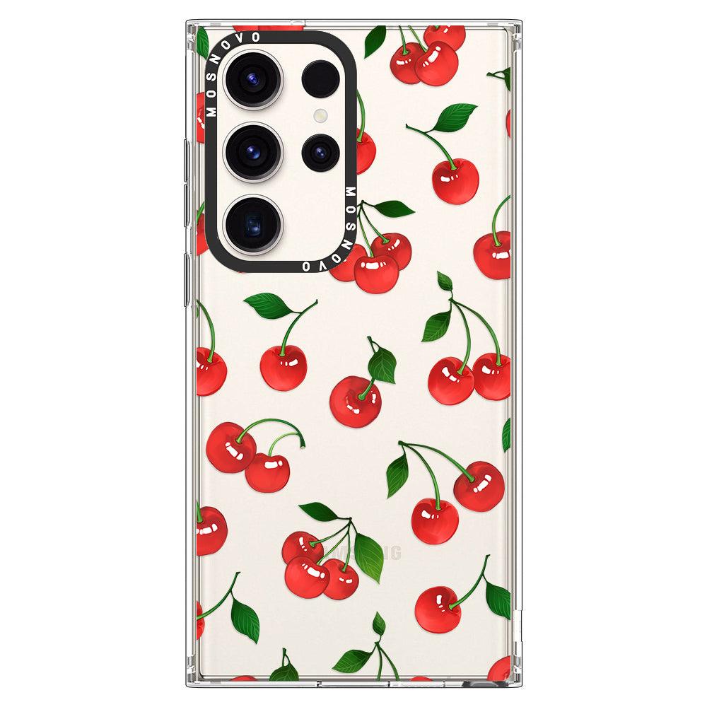 Cute Cherry Phone Case - Samsung Galaxy S23 Ultra Case - MOSNOVO