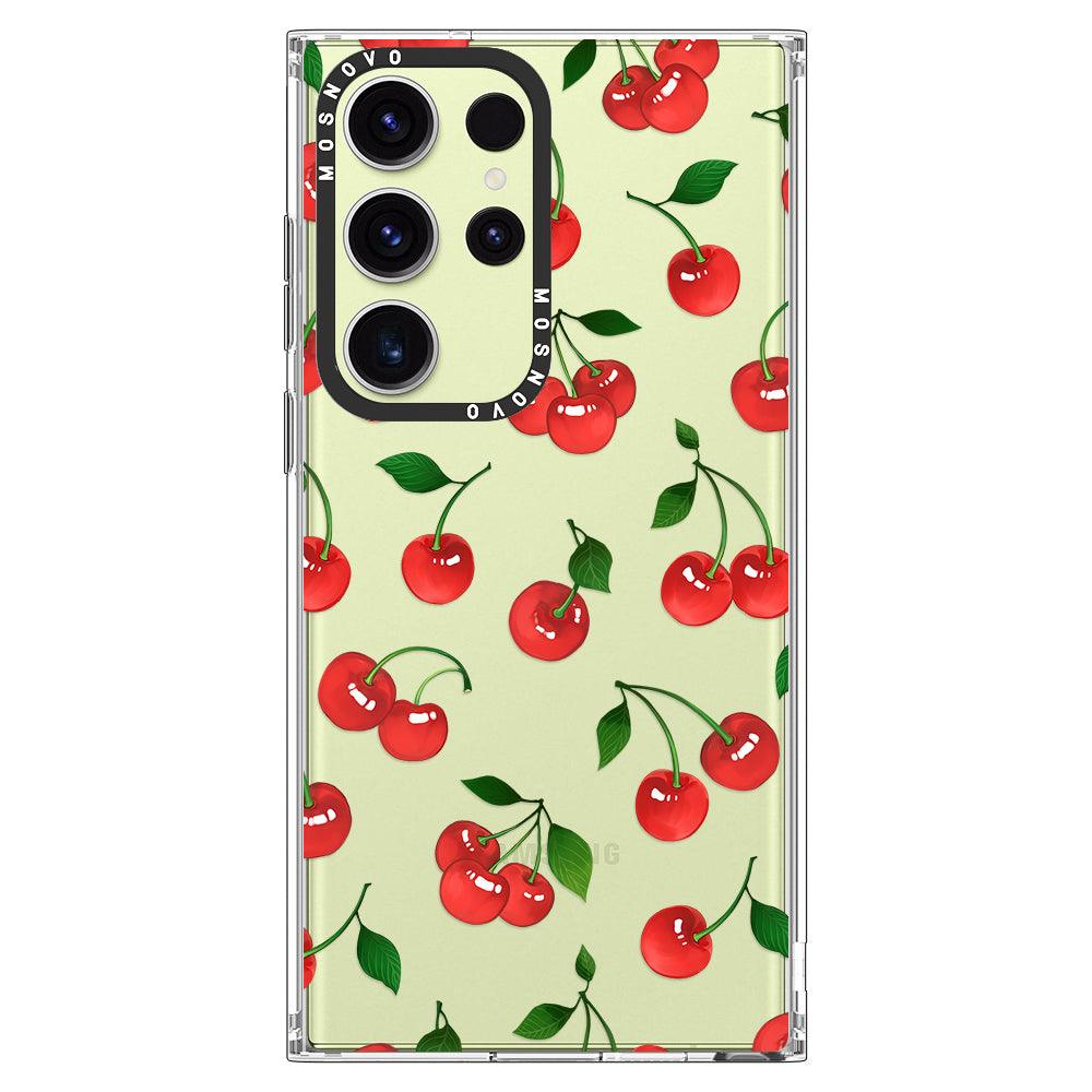 Cute Cherry Phone Case - Samsung Galaxy S23 Ultra Case - MOSNOVO