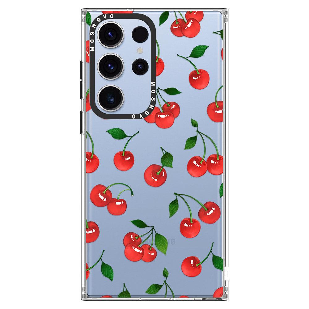 Cute Cherry Phone Case - Samsung Galaxy S23 Ultra Case - MOSNOVO