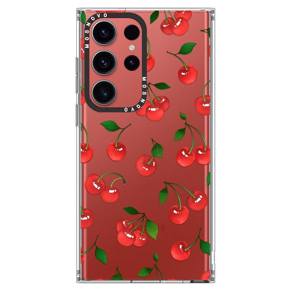 Cute Cherry Phone Case - Samsung Galaxy S23 Ultra Case - MOSNOVO