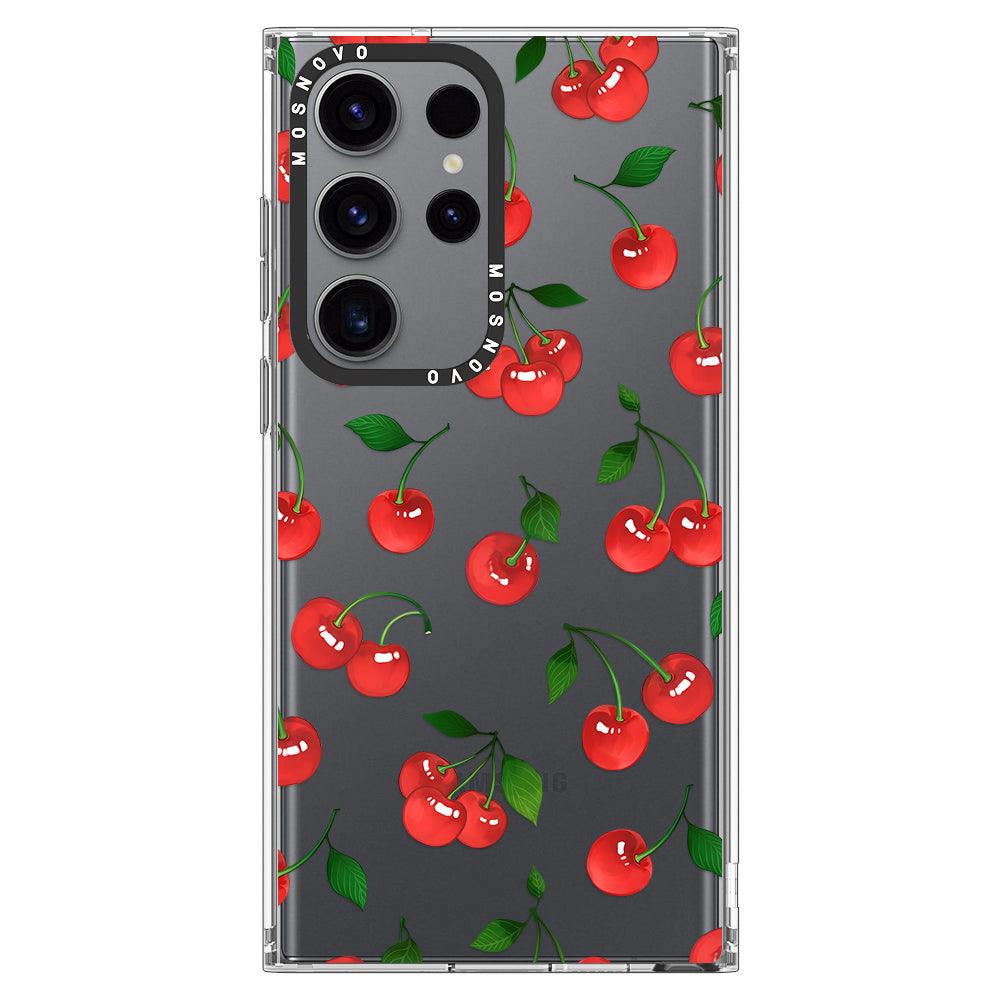 Cute Cherry Phone Case - Samsung Galaxy S23 Ultra Case - MOSNOVO