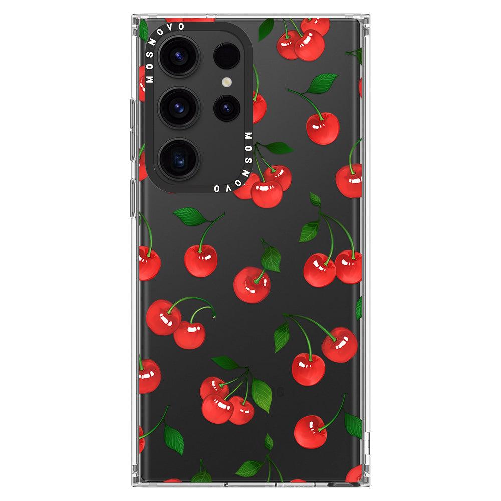 Cute Cherry Phone Case - Samsung Galaxy S23 Ultra Case - MOSNOVO