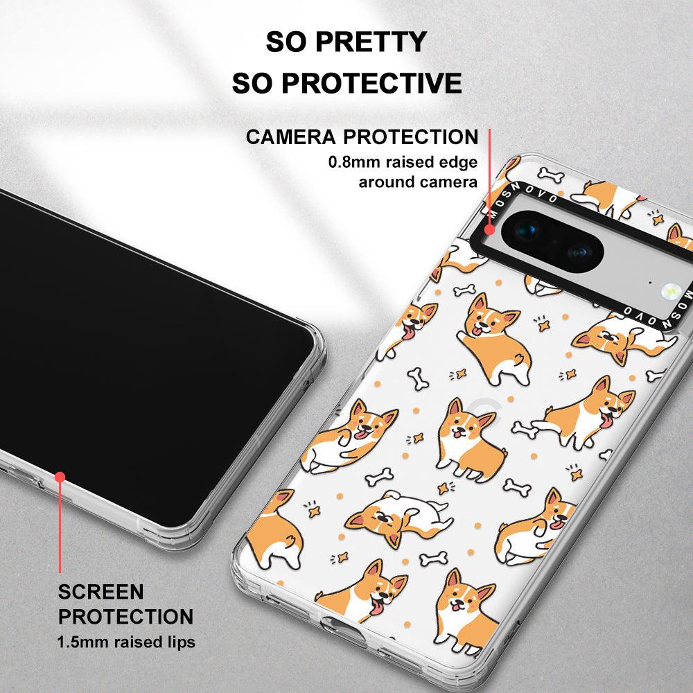 Cute Corgi Phone Case - Google Pixel 7 Case - MOSNOVO