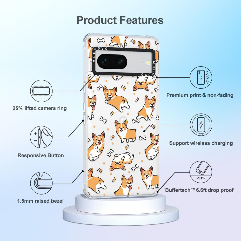 Cute Corgi Phone Case - Google Pixel 7 Case - MOSNOVO