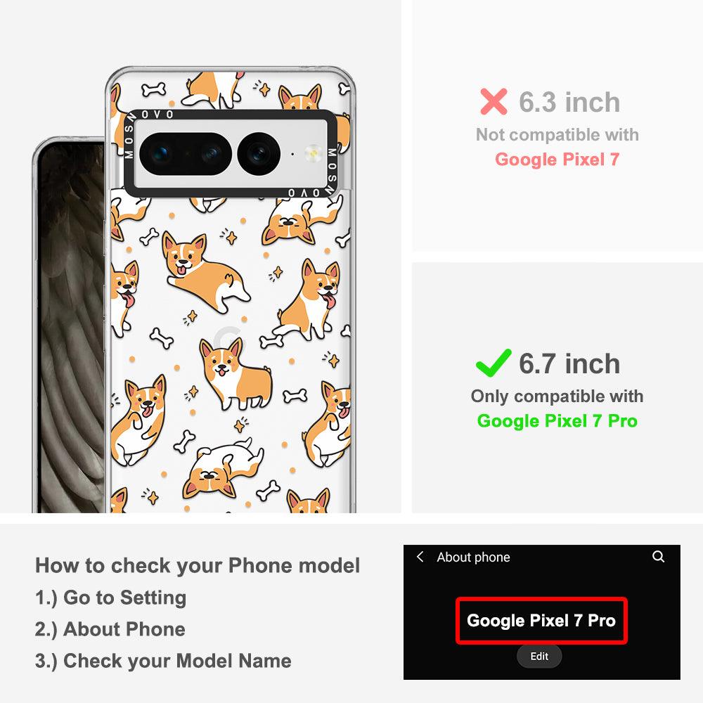 Cute Corgi Phone Case - Google Pixel 7 Pro Case - MOSNOVO