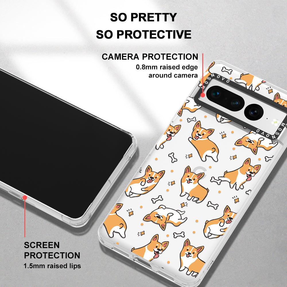 Cute Corgi Phone Case - Google Pixel 7 Pro Case - MOSNOVO