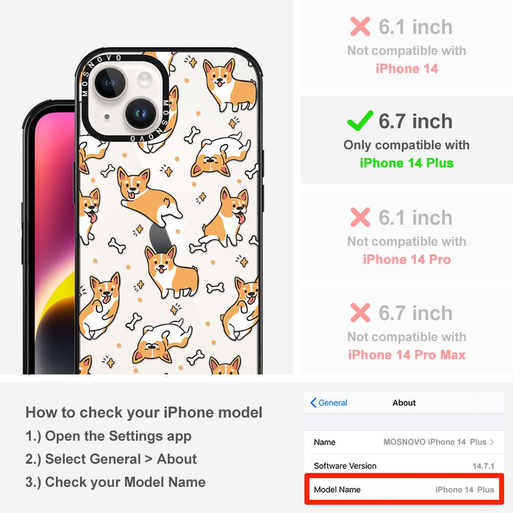 Corgi Phone Case - iPhone 14 Plus Case - MOSNOVO