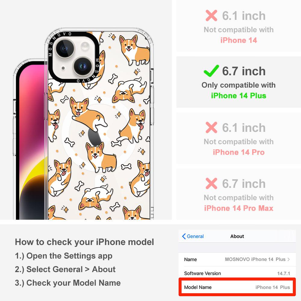 Corgi Phone Case - iPhone 14 Plus Case - MOSNOVO