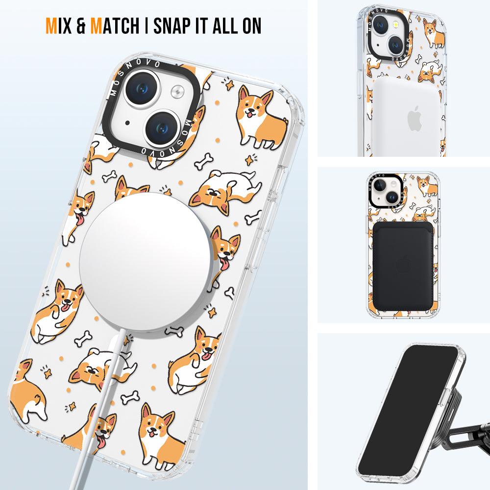 Corgi Phone Case - iPhone 14 Plus Case - MOSNOVO