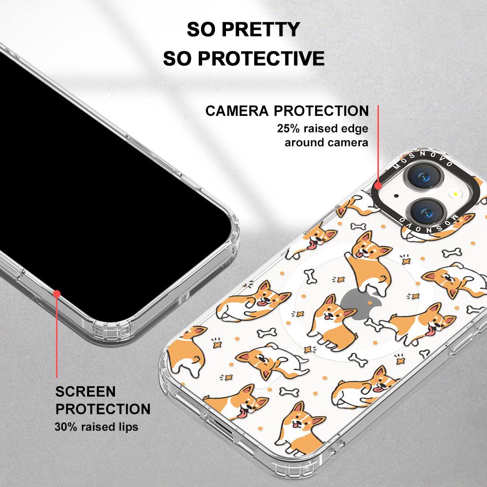 Corgi Phone Case - iPhone 14 Plus Case - MOSNOVO