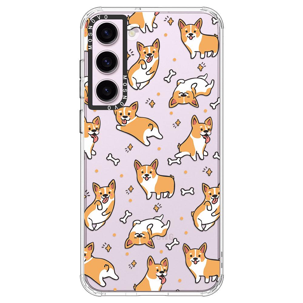 Cute Corgi Phone Case - Samsung Galaxy S23 Plus Case - MOSNOVO