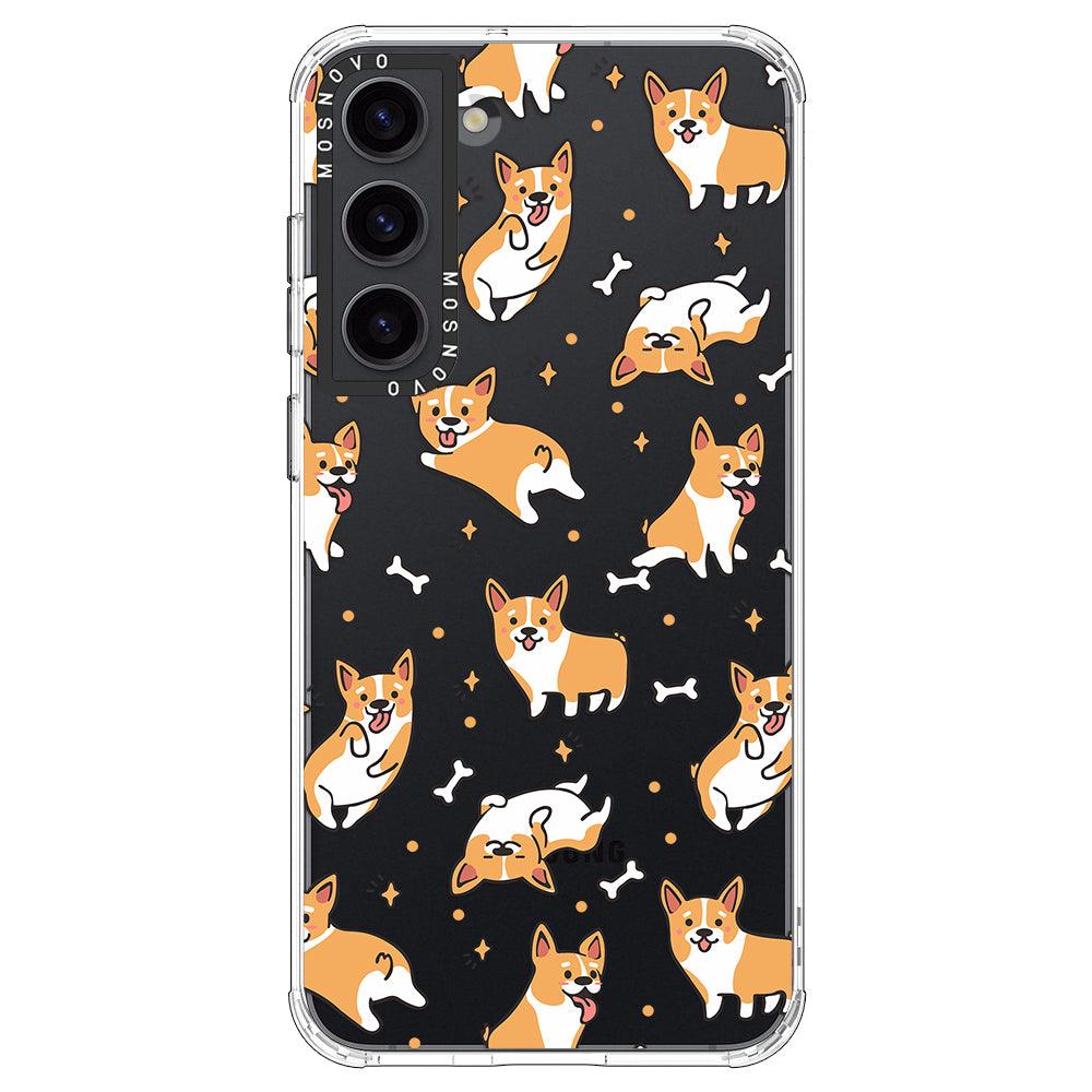 Cute Corgi Phone Case - Samsung Galaxy S23 Plus Case - MOSNOVO