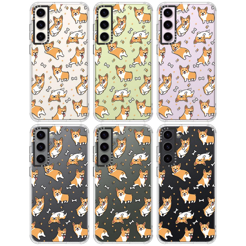 Cute Corgi Phone Case - Samsung Galaxy S23 Plus Case - MOSNOVO