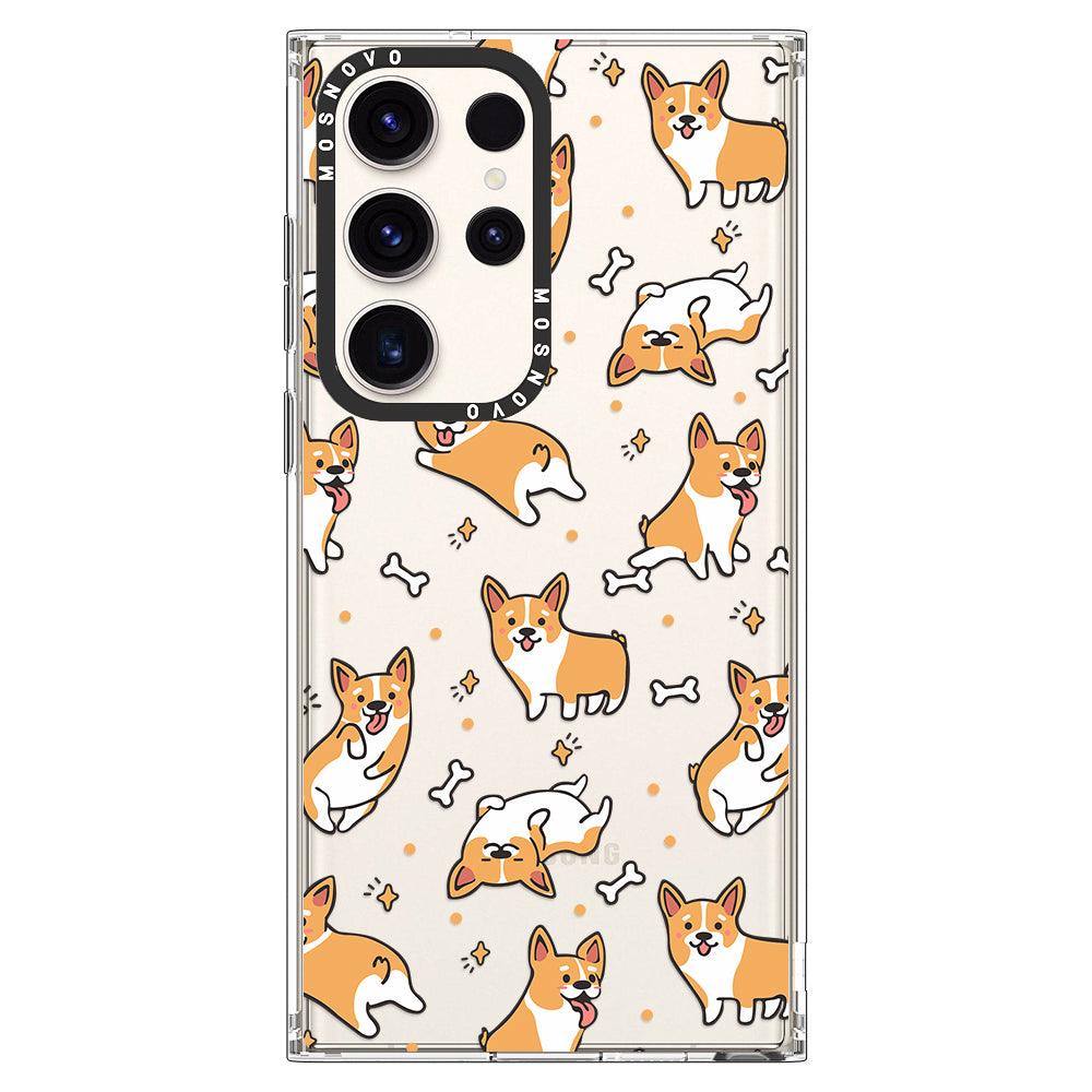 Cute Corgi Phone Case - Samsung Galaxy S23 Ultra Case - MOSNOVO