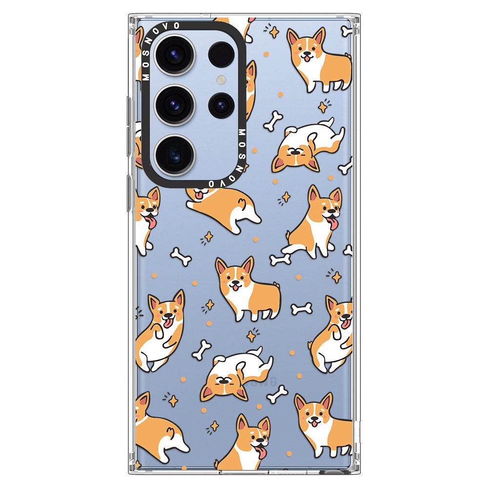 Cute Corgi Phone Case - Samsung Galaxy S23 Ultra Case - MOSNOVO