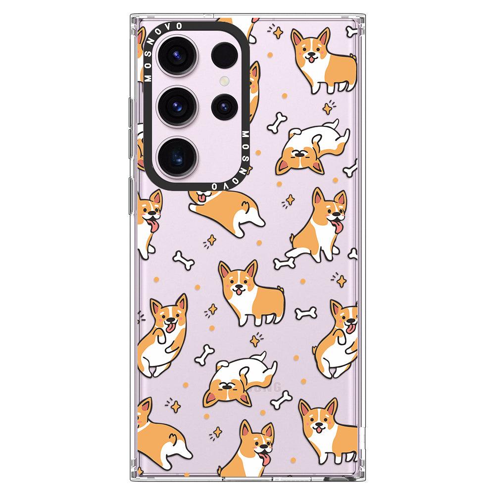 Cute Corgi Phone Case - Samsung Galaxy S23 Ultra Case - MOSNOVO