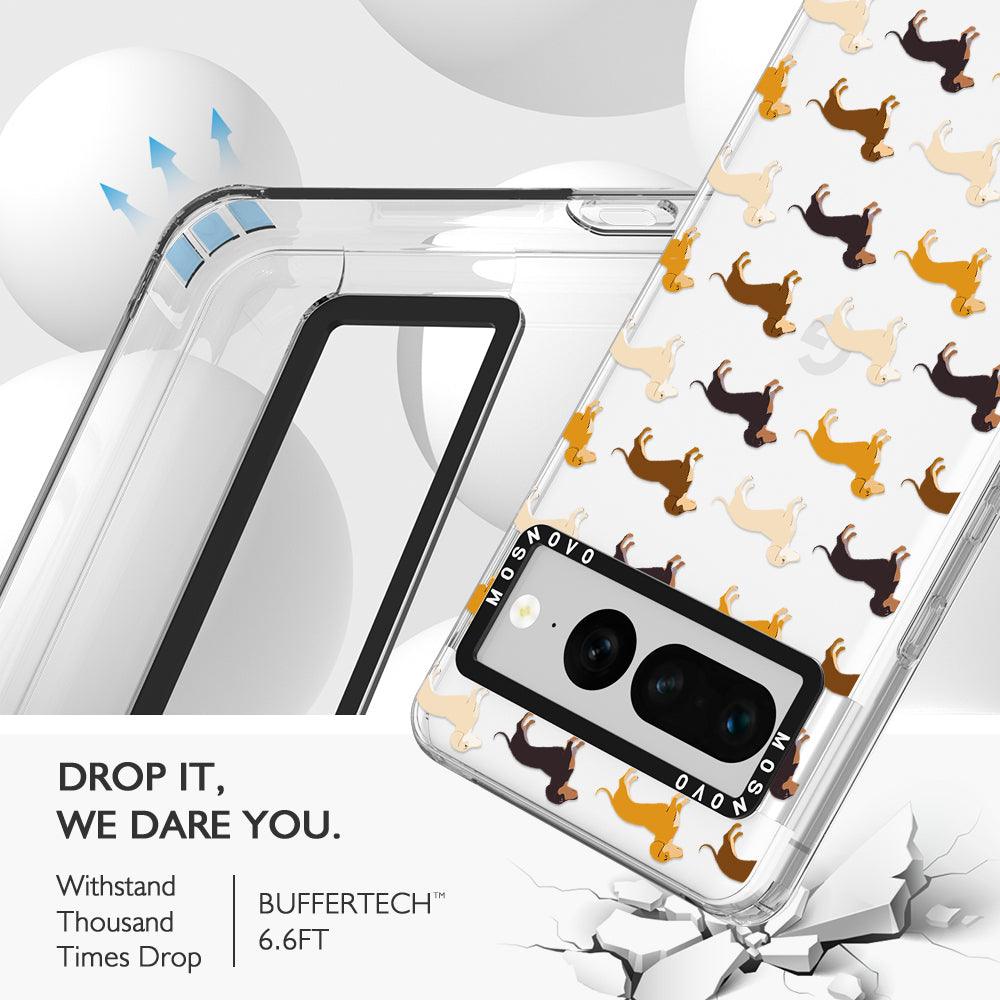 Cute Dachshund Phone Case - Google Pixel 7 Pro Case - MOSNOVO