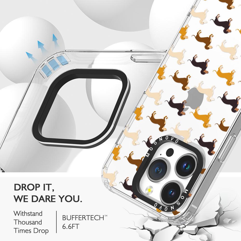 Cute Dachshund Phone Case - iPhone 14 Pro Case - MOSNOVO