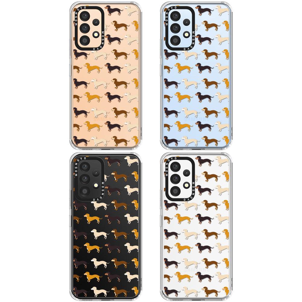 Cute Dachshund Phone Case - Samsung Galaxy A53 Case - MOSNOVO