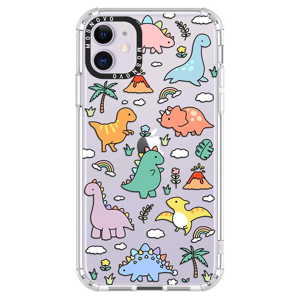 Dinosaur Land Phone Case - iPhone 11 Case – MOSNOVO