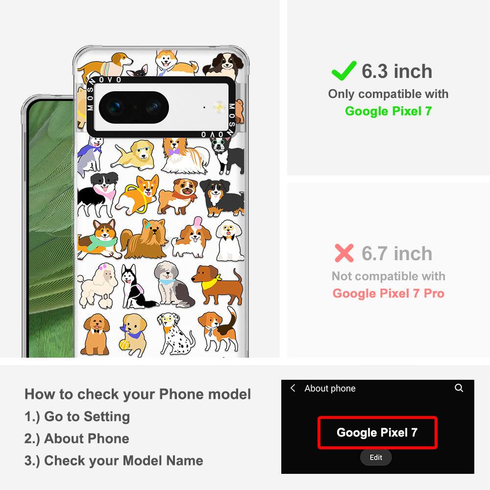 Cute Dogs Phone Case - Google Pixel 7 Case - MOSNOVO