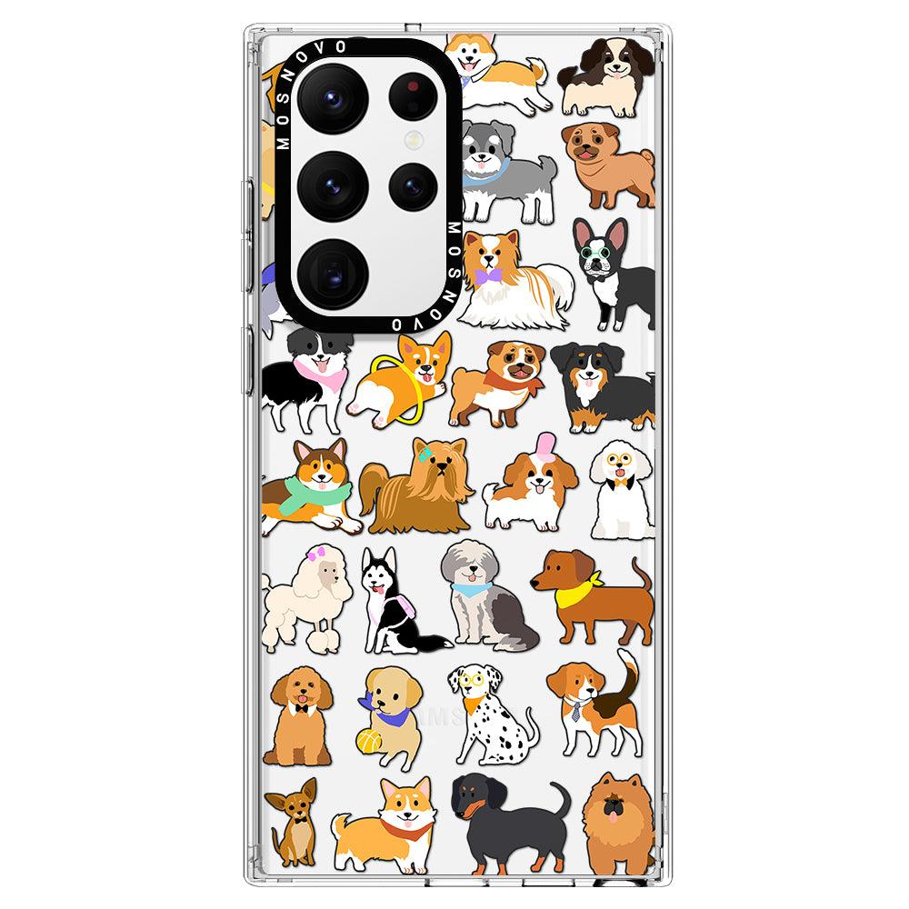 Cute Dogs Phone Case - Samsung Galaxy S22 Ultra Case - MOSNOVO