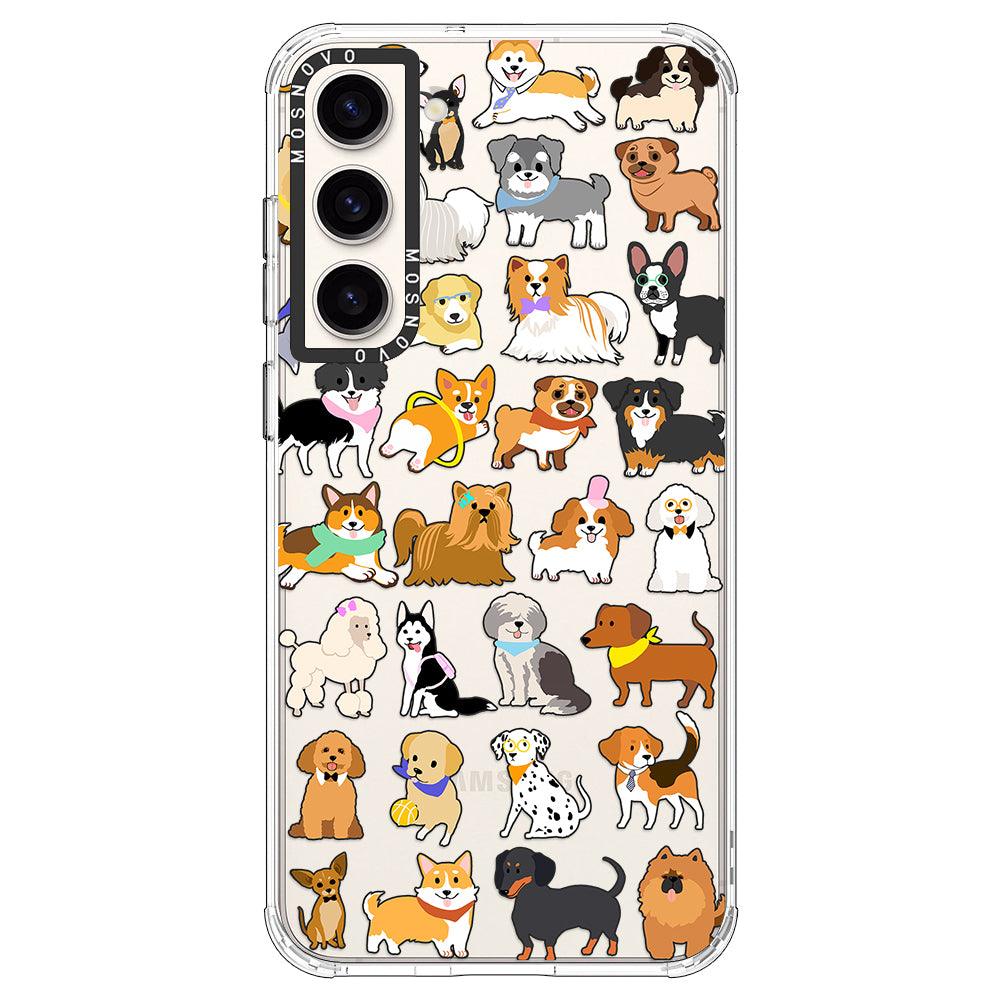 Cute Dogs Phone Case - Samsung Galaxy S23 Case - MOSNOVO