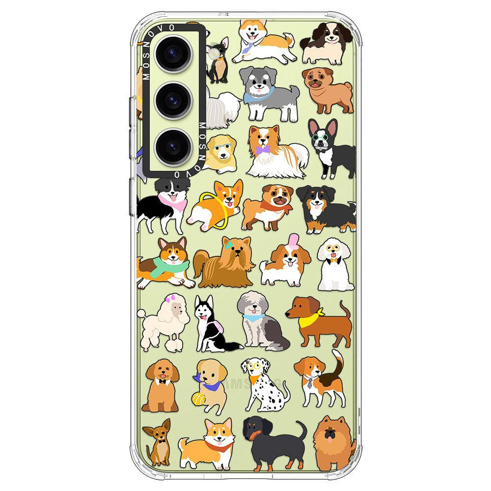 Cute Dogs Phone Case - Samsung Galaxy S23 Case - MOSNOVO