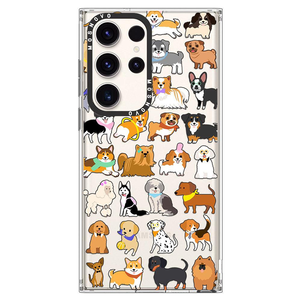 Cute Dogs Phone Case - Samsung Galaxy S23 Ultra Case - MOSNOVO