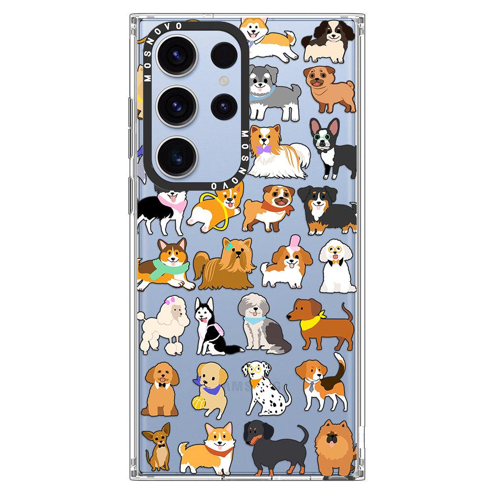 Cute Dogs Phone Case - Samsung Galaxy S23 Ultra Case - MOSNOVO