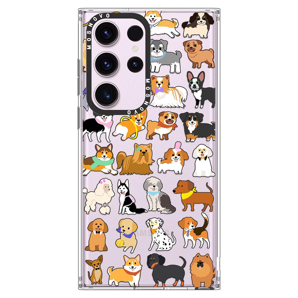 Cute Dogs Phone Case - Samsung Galaxy S23 Ultra Case - MOSNOVO