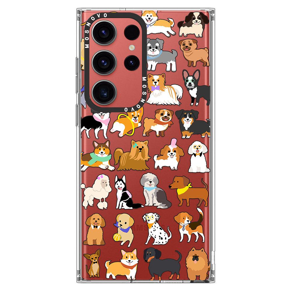 Cute Dogs Phone Case - Samsung Galaxy S23 Ultra Case - MOSNOVO