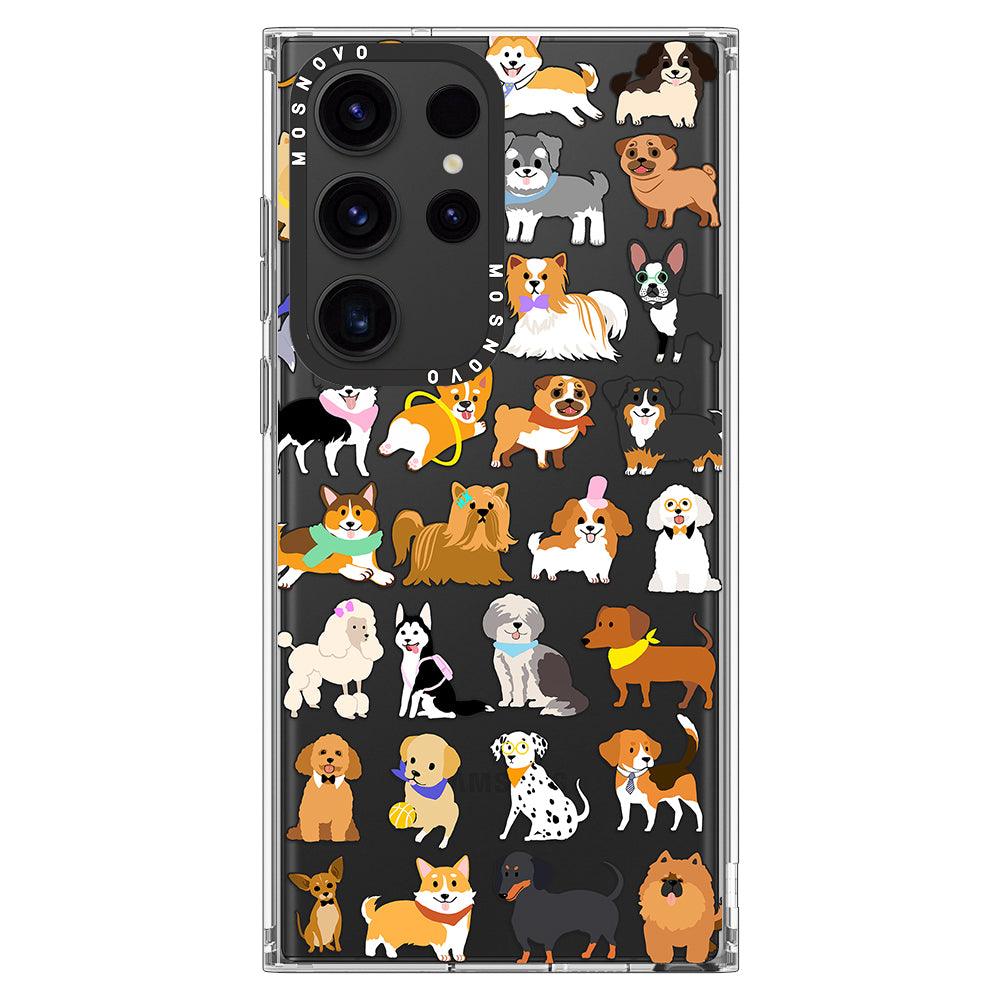 Cute Dogs Phone Case - Samsung Galaxy S23 Ultra Case - MOSNOVO